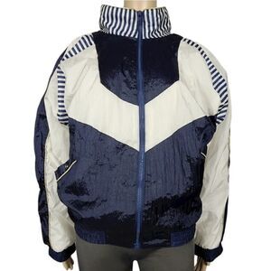Sunterra Vintage 80s Blue & White Sailor Jacket
